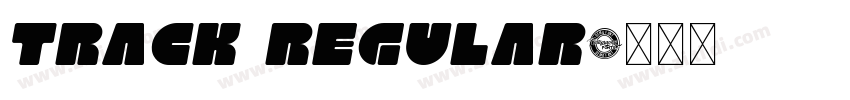 Track Regular字体转换